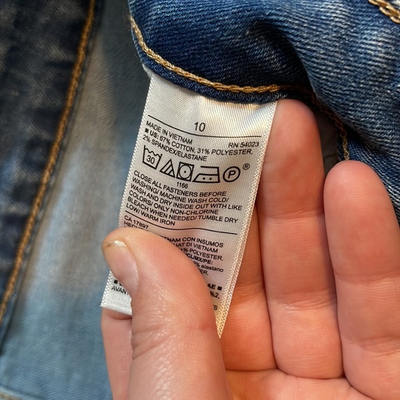 Sz 10 Old Navy Kicker Bootcut Jeans NWOT - Picture 4 of 6